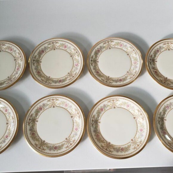 Lenox CASTLE GARDEN Bread & Butter (8) Plates 6.5" Just Displayed No Use Marks - Picture 1 of 5
